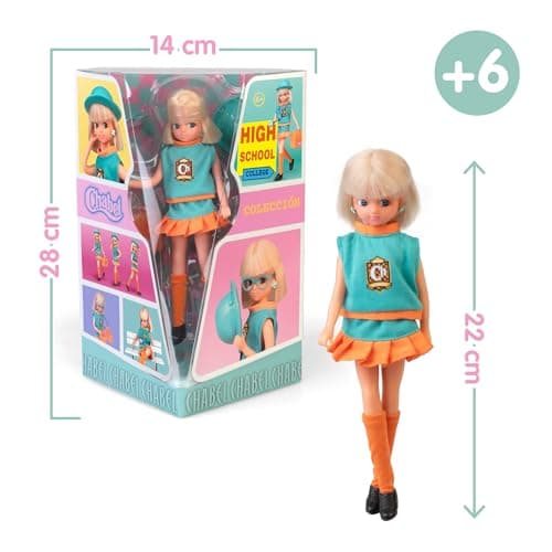 Thumbnail 1 de Chabel High School Muñeca 1989 con Uniforme y Accesorios