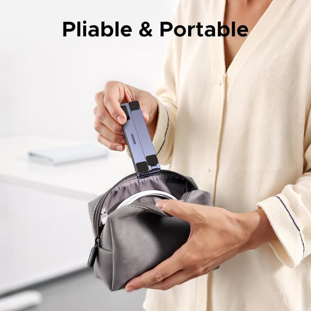 Detalle 2 de UGREEN Support ordinateur portable ventilé pliable en aluminium jusqu’à 17,3 pouces