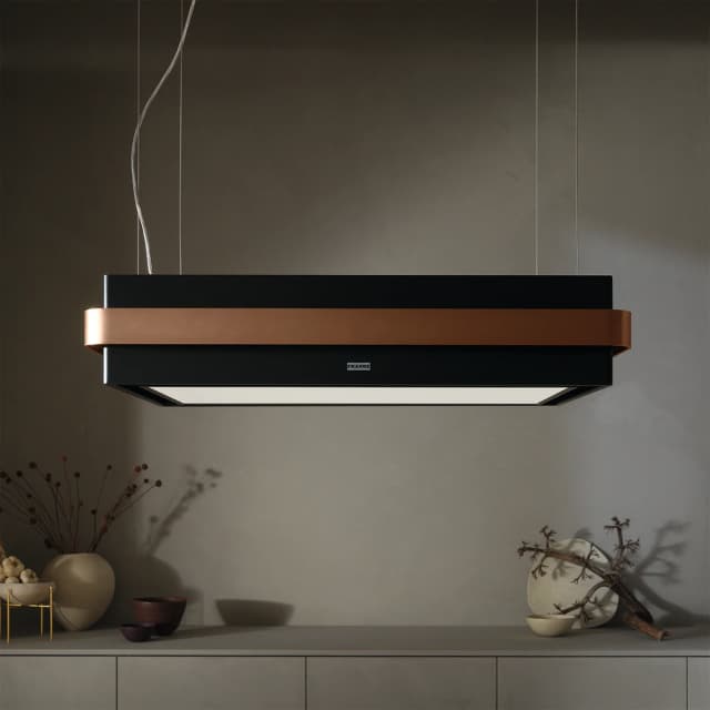 Detalle 2 de Franke FMYS BK/CP F80 campana isla 3v