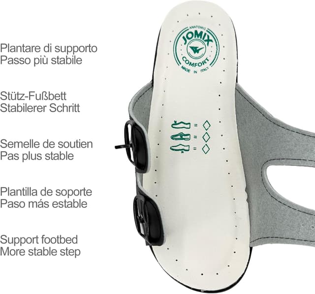 Detalle de JOMIX sandales d’été anatomiques pour femme : confort et semelle antidérapante