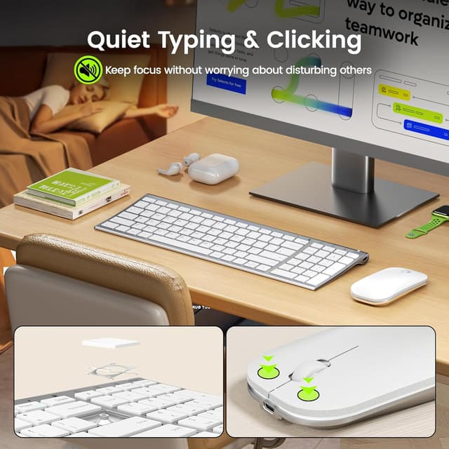 Thumbnail 3 de seenda WGJP-031B Wireless Keyboard Mouse Set