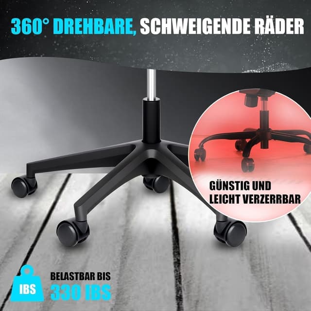 Thumbnail 6 de Milacyee Bürostuhl Ergonomisch, 150 kg Belastbarkeit