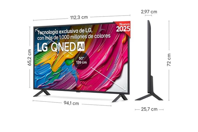 Detalle 2 de LG QNED QNED8E 50 pulgadas 4K 2025
