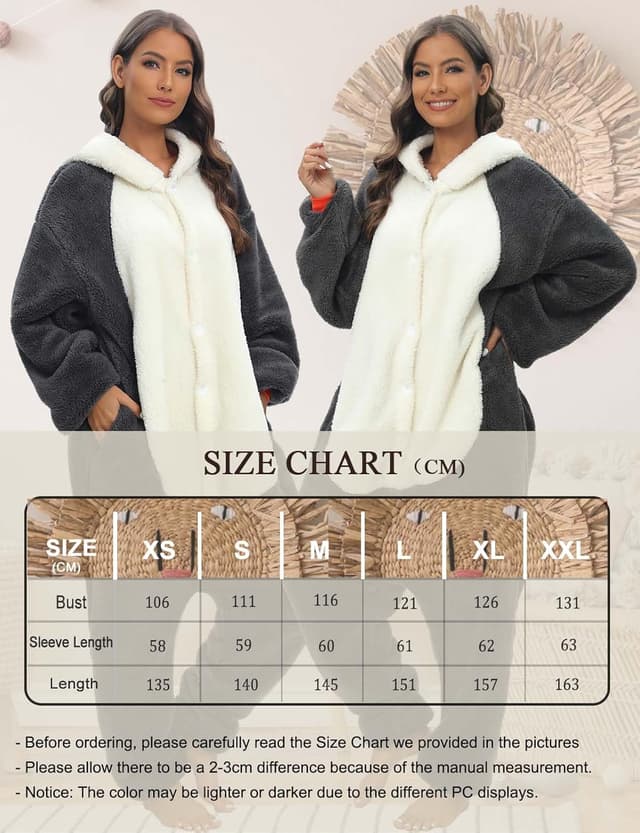 Thumbnail 6 de chuangminghangqi Einteiler Schlafanzug Damen 1️⃣