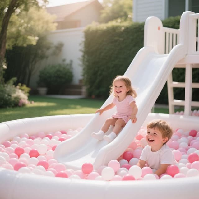 Detalle 2 de GOGOSO Ball Pit Balls for Toddlers & Kids (BPA-Free Plastic Play Balls) — 200 Count, Pastel