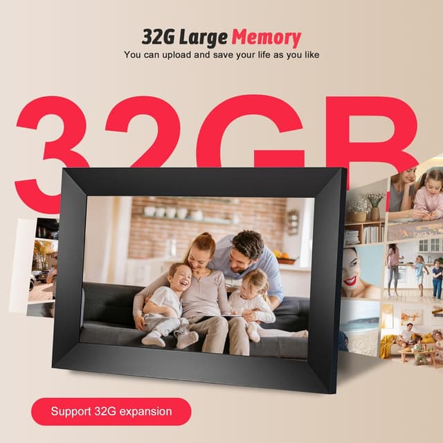 Thumbnail 5 de ACDOKE 10,1 Zoll Digitaler Bilderrahmen WLAN