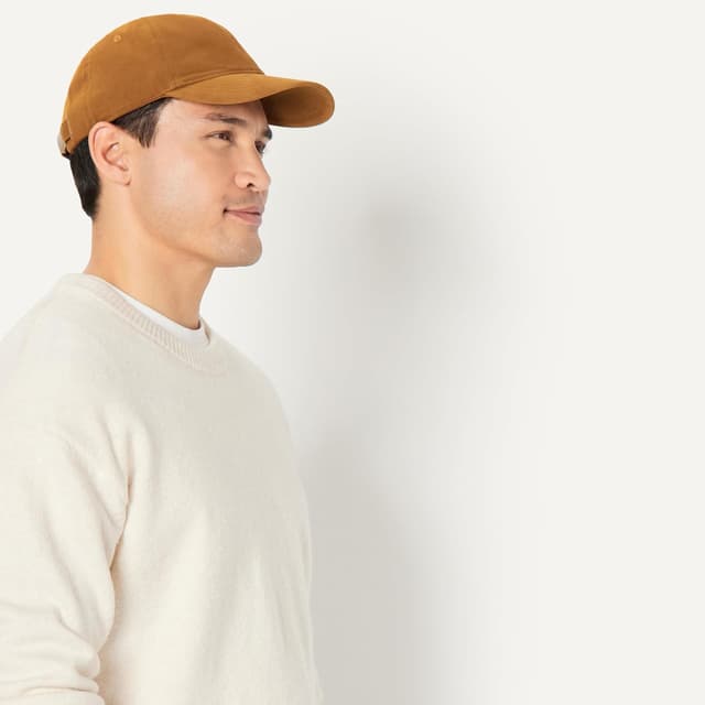 Detalle de Amazon Essentials Men’s Washed Cotton Baseball Cap with Adjustable Strap