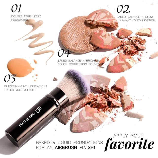 Detalle 2 de Professional Makeup Brushes BS-MALL 20pcs ⚙