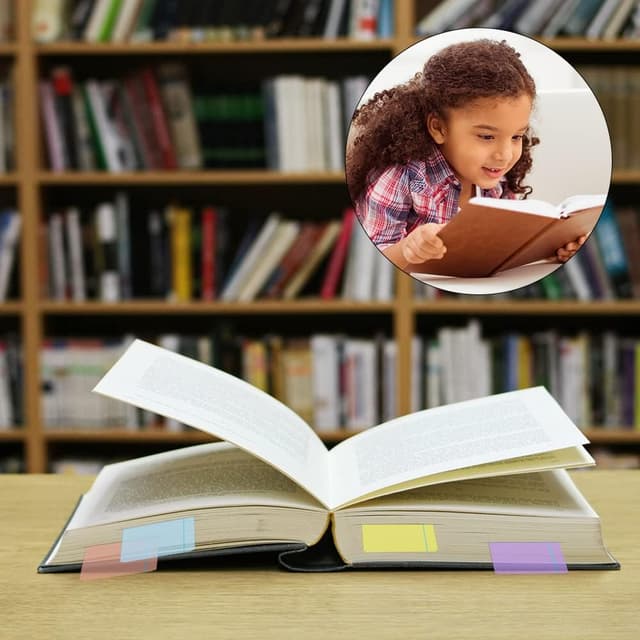 Thumbnail 6 de Vicloon Strisce di lettura guidate (16 pezzi) per segnalibri trasparenti multicolore, supporto per dislessia