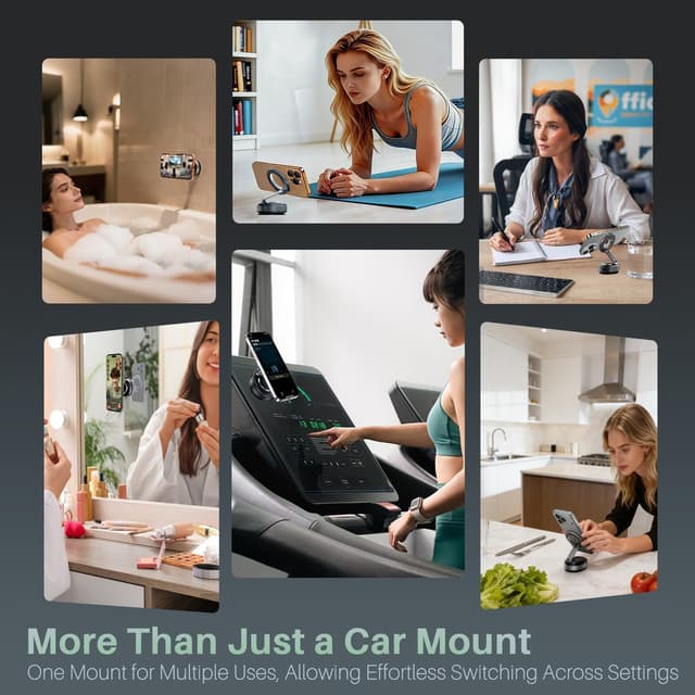 Thumbnail 6 de Jkoailiwi Magnetic car phone holder with 360°