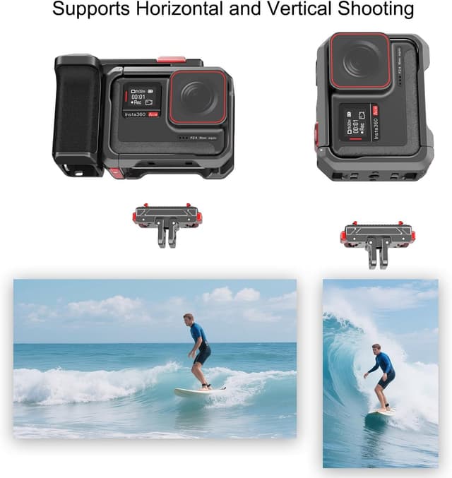 Thumbnail 2 de Insta360 Ace Pro2 Handle Kit with Cold Shoe 🎥