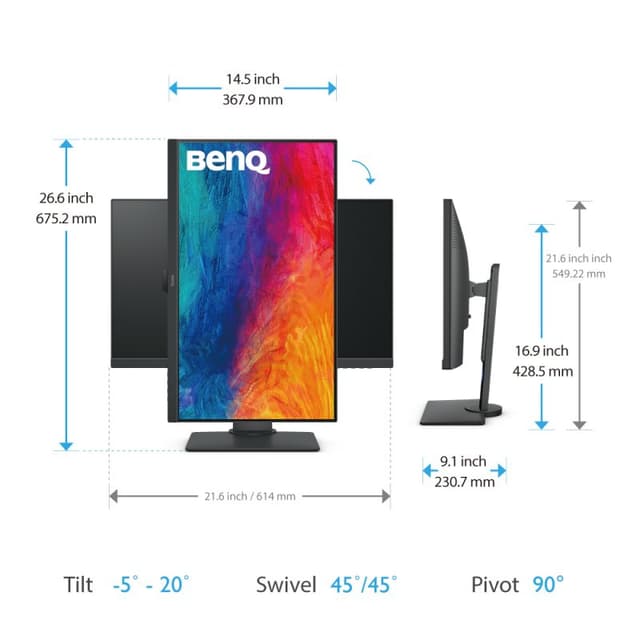 Detalle de BenQ Creative Pro PD2705Q 27 LED IPS QHD
