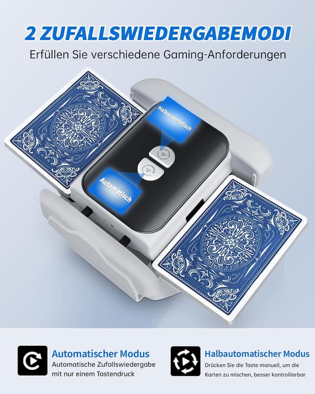 Thumbnail 2 de Kevsuvqin Kartenmischmaschine 2‑Decks 3000 mAh