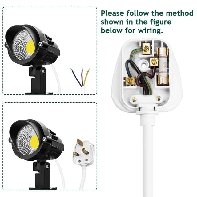 Detalle de 13 Amp fused UK 3 pin plug, 4 pack