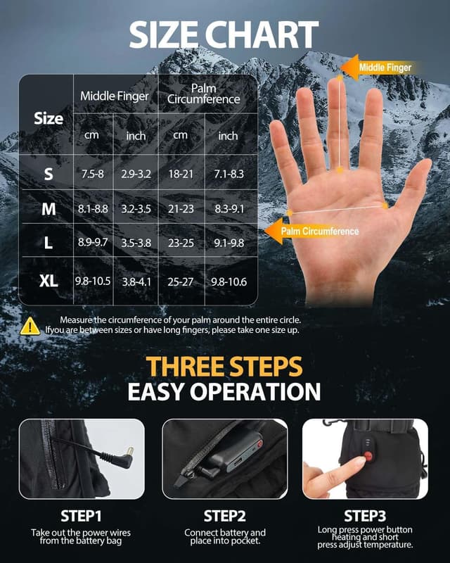 Thumbnail 5 de Olutula Heated Gloves 3000mAh