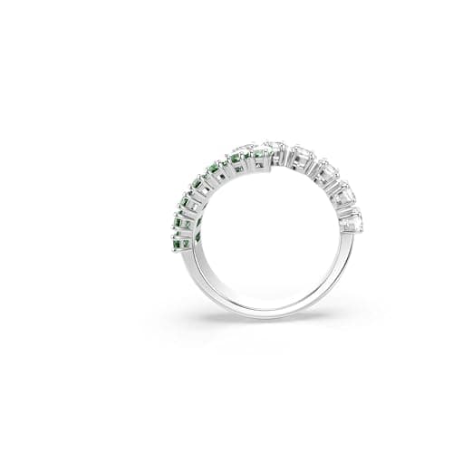 Thumbnail 2 de Swarovski Anillo Matrix verde, baño de rodio 💍
