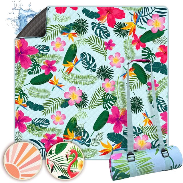 Detalle de Bobby Beach Picknickdecke 200x200 cm