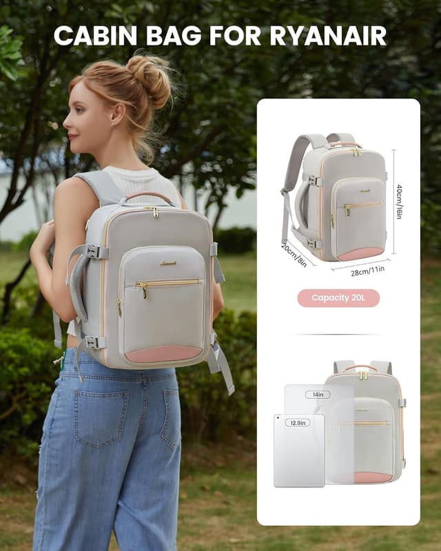 Thumbnail 4 de LOVEVOOK Ryanair Cabin Bag 40x28x20