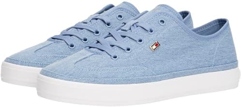 Detalle de Tommy Hilfiger Zapatillas lona lavada mujer 41