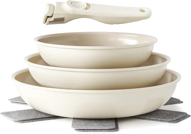 Detalle de Redchef Pfannenset 20, 24, 28 cm mit abnehmbarem Griff