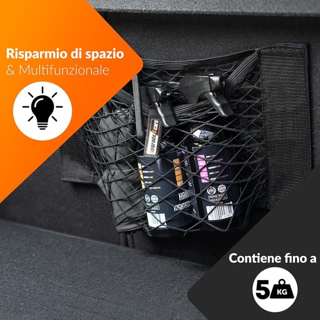 Thumbnail 3 de Upgrade4cars Rete portaoggetti 40x25 cm