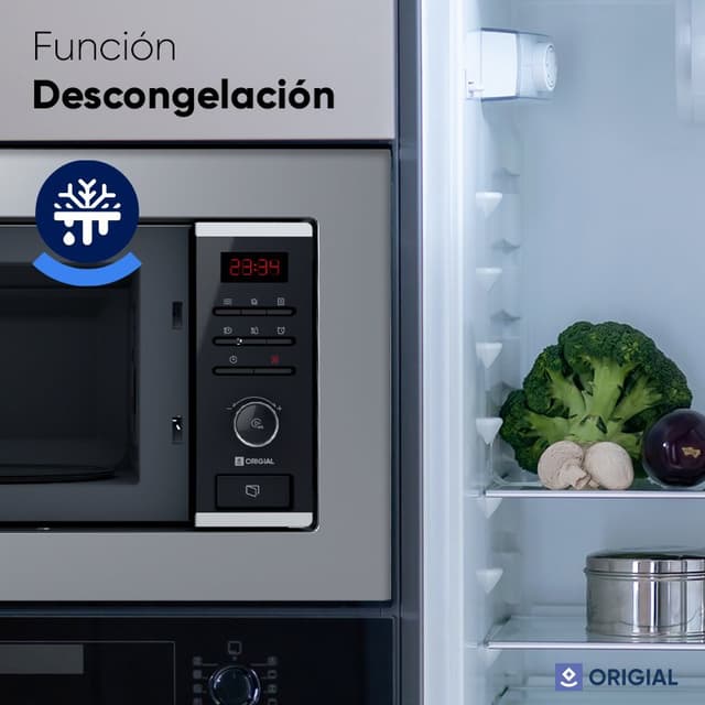 Detalle de Origial Infinityheat Microondas integrable 20 L 1.000 W
