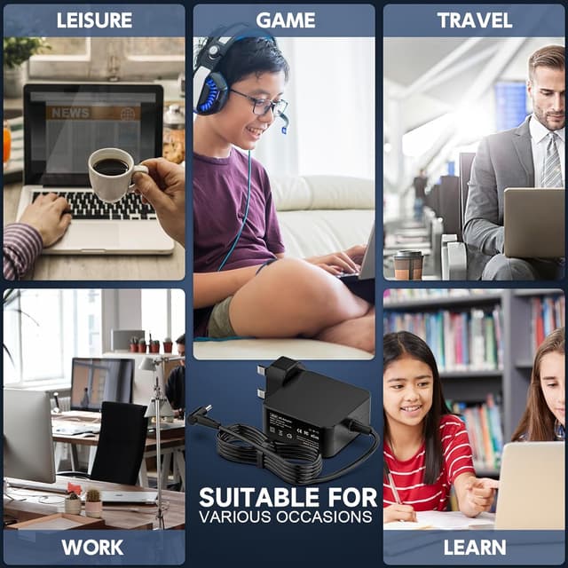 Thumbnail 6 de ASUS 45W Laptop Charger Compatible with Vivobook and Zenbook