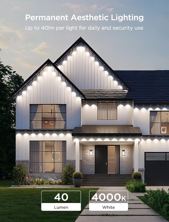 Thumbnail 6 de Govee Permanent Outdoor Lights 2, 150ft RGBIC