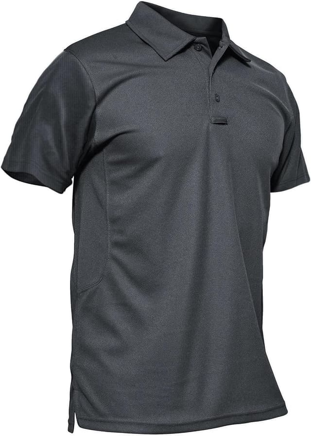 Thumbnail 6 de KEFITEVD Polo à séchage rapide homme en polyester piqué – manches courtes, col chemisier