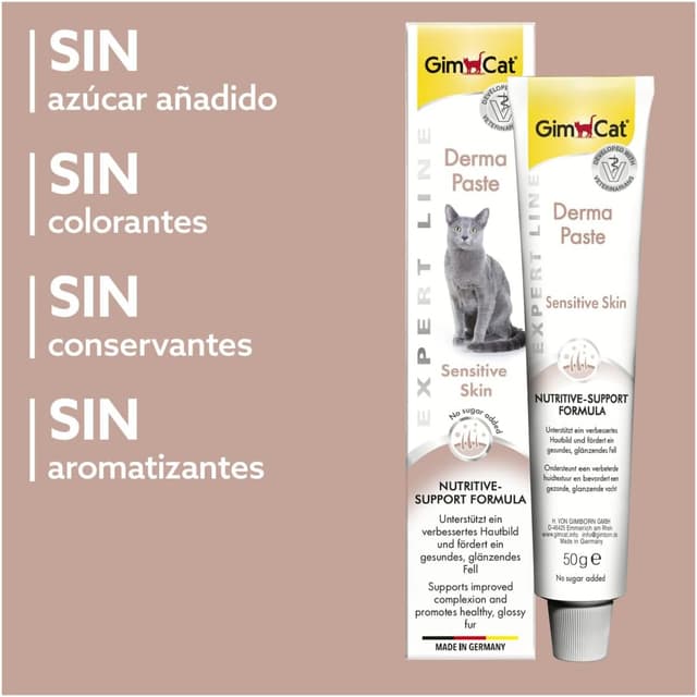 Thumbnail 4 de GimCat EXPERT LINE Derma Pasta 🐱 Snack para piel y pelaje
