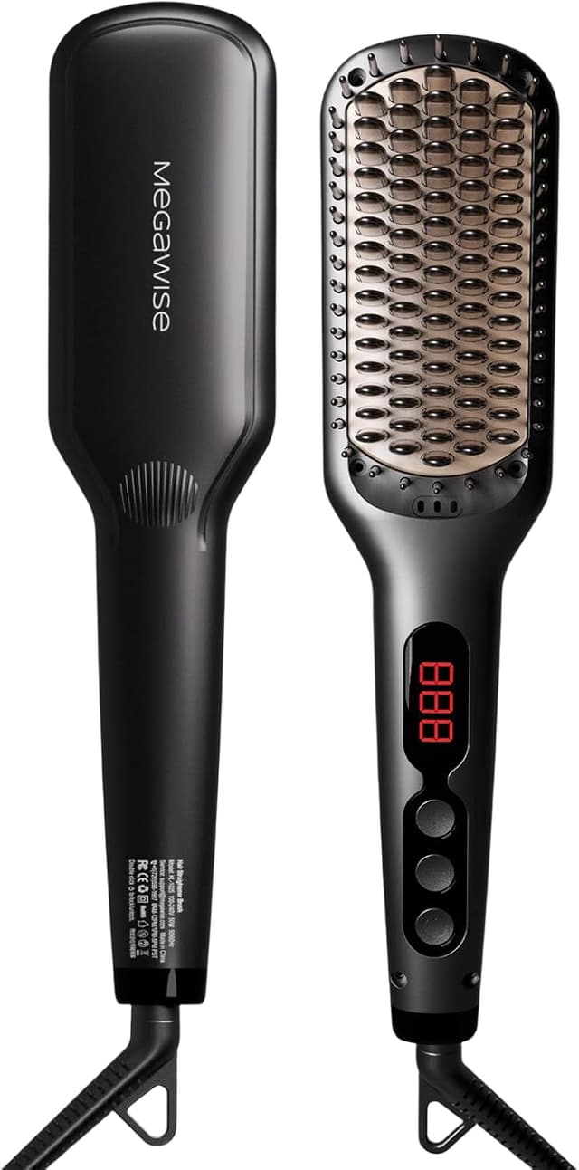 Imagen de MEGAWISE Pro Hair Straightener Brush 20s 💇 en OfertitasTOP