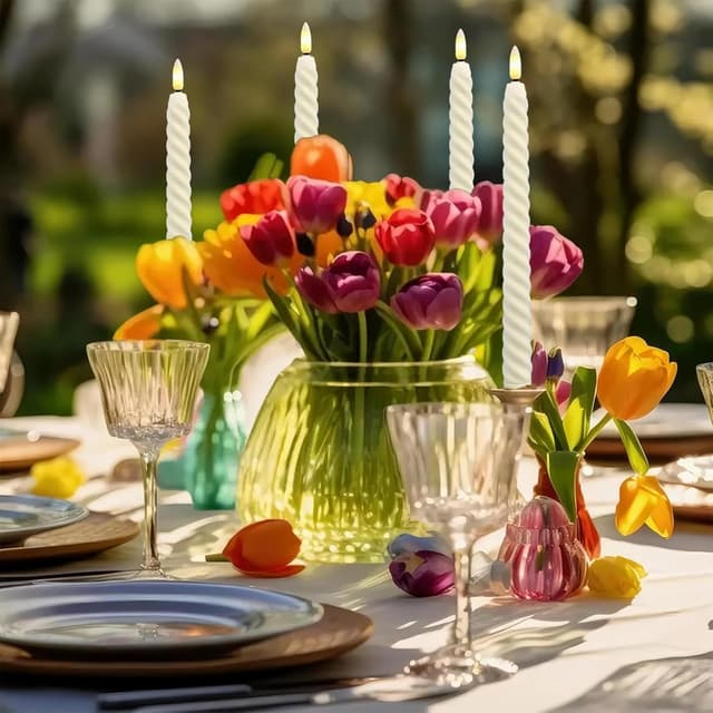 Thumbnail 5 de Vela LED Largos 25 cm para decoración 🎇