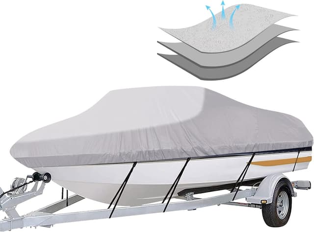 Imagen de iCOVER Trailerable Boat Cover 17-19 ft ⛵ en OfertitasTOP