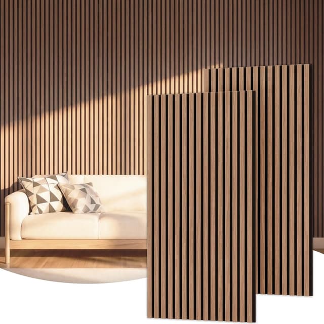 Detalle de TONOR Panneaux Acoustiques Bois 2 pcs