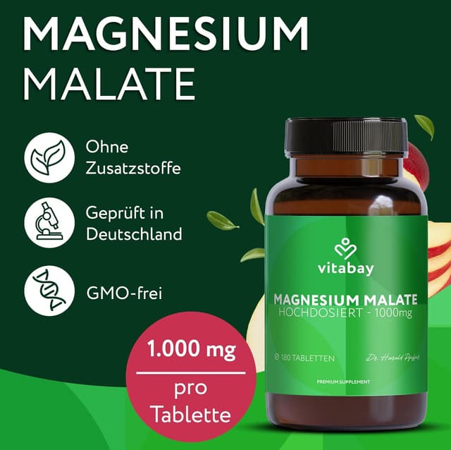 Detalle de Vitabay Magnesium Malat 1000 mg 💊