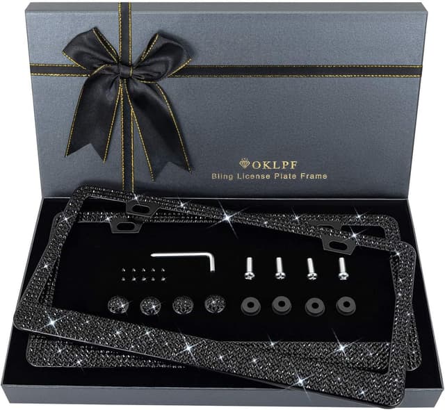 Imagen de OKLPF Bling License Plate Frame 2-Pack en OfertitasTOP