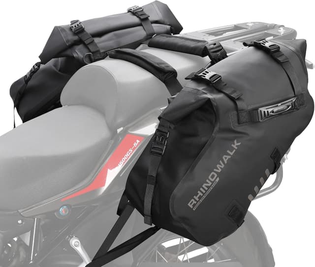 Detalle de Rhinowalk Motorcycle Saddle Bags 28L