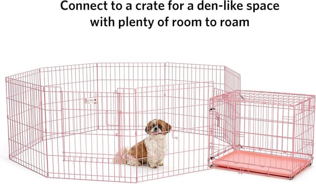 Thumbnail 3 de MidWest Homes for Pets parque plegable 1,5 m² rosa