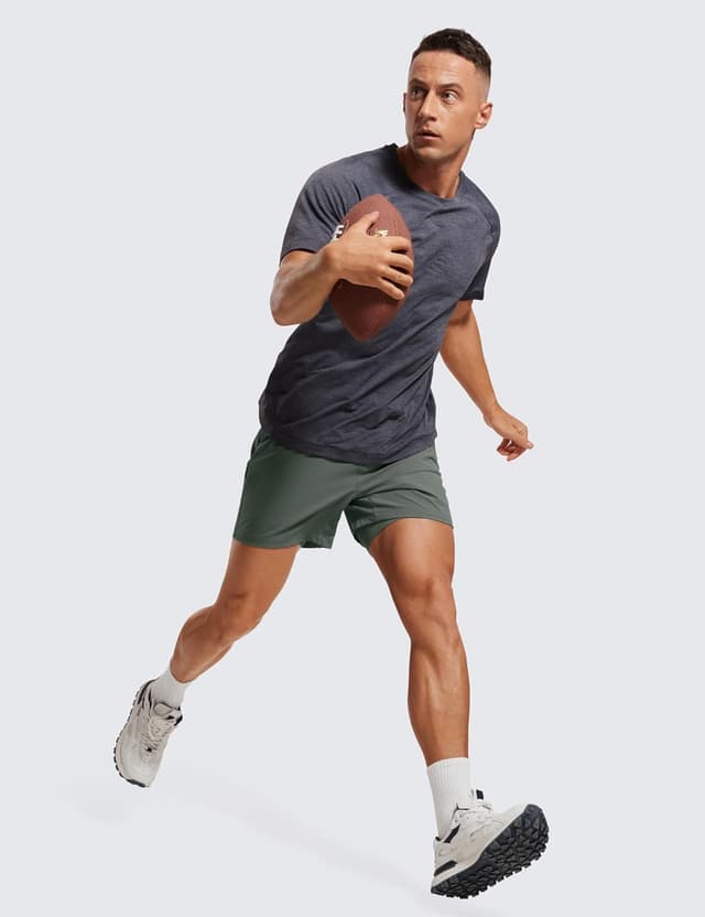 Detalle de CRZ YOGA pantaloncini running uomo con fodera 13/18/23 cm