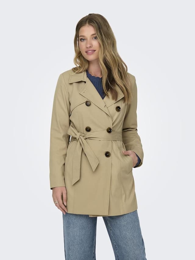Detalle 2 de ONLY Female Trenchcoat ONLVALERIE Trenchcoat – Damen-Trenchcoat mit Reverskragen