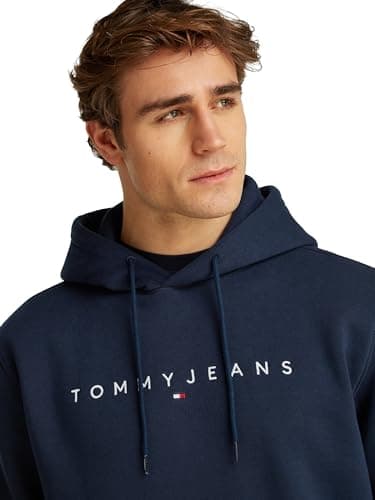 Detalle 2 de Tommy Jeans Sudadera Linear Logo 3XL azul