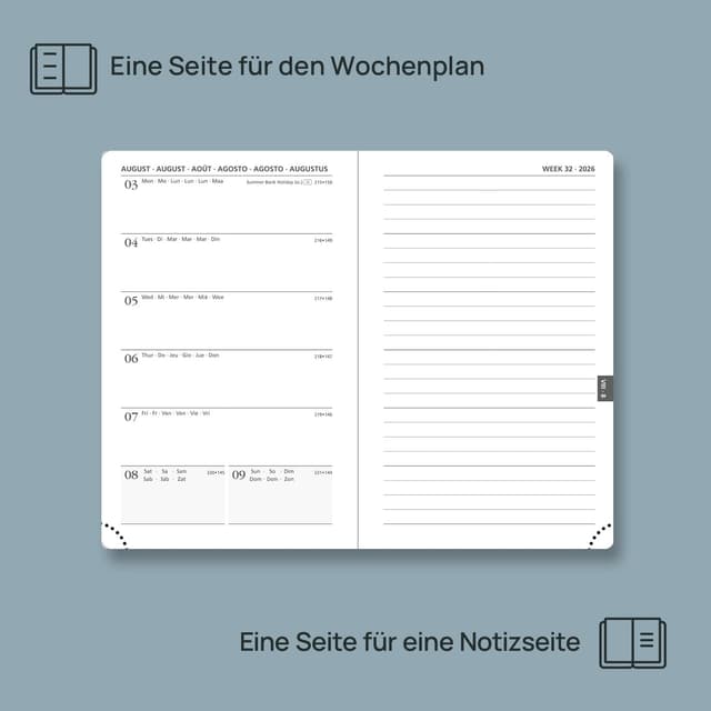 Thumbnail 2 de POPRUN Taschenkalender A6 2026 📒