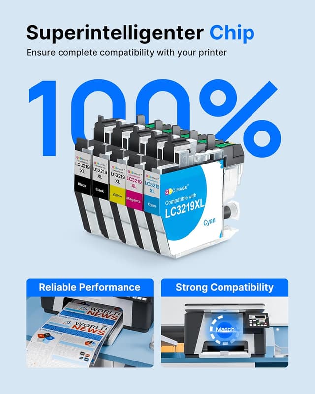 Thumbnail 5 de GPC Image LC3219XL Ink Cartridges 5-Pack for Brother