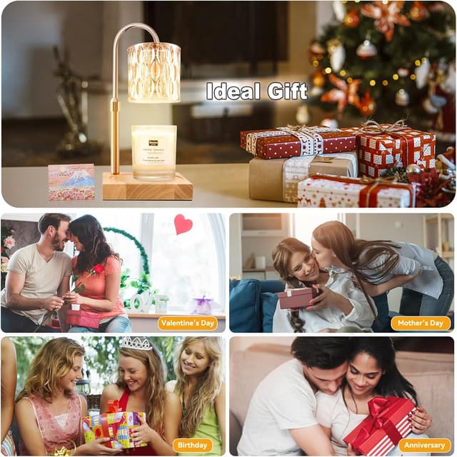 Thumbnail 4 de Candle Warmer Lamp with 3 Bulbs 50W