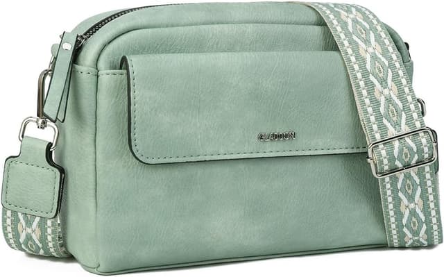 Detalle de Gladdon sac bandoulière femme en cuir PU imperméable, petit format avec bandoulière amovible