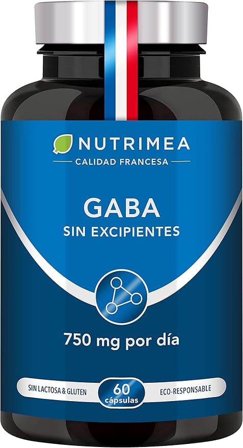 Imagen de Gaba 750mg🌿 - Relajante Natural en Cápsulas Veganas (Francia) en OfertitasTOP
