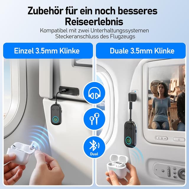 Thumbnail 6 de BR08 Bluetooth Transmitter Empfänger 5.3