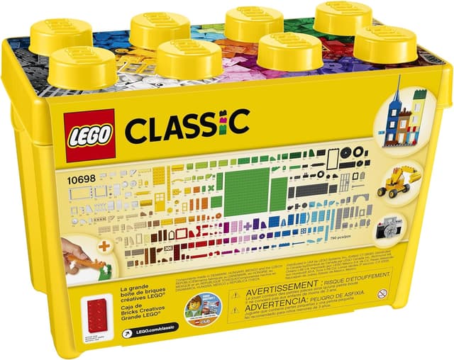 Detalle 2 de LEGO Classic Caja de Ladrillos Creativos Grande 10698: juego de construcción creativo desde 4 años