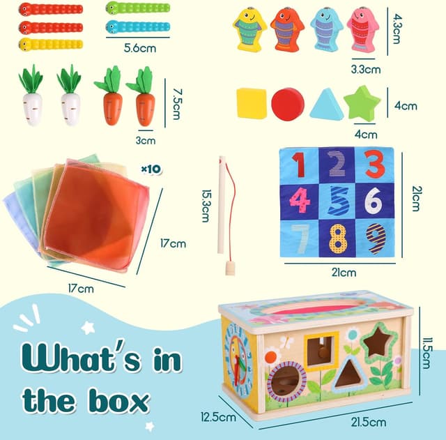 Detalle 2 de Montessori Motorikspielzeug 6 in 1
