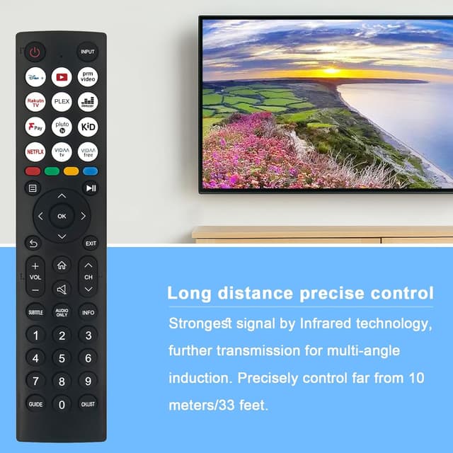 Detalle 2 de EN2N36H Ersatzfernbedienung für Hisense TV